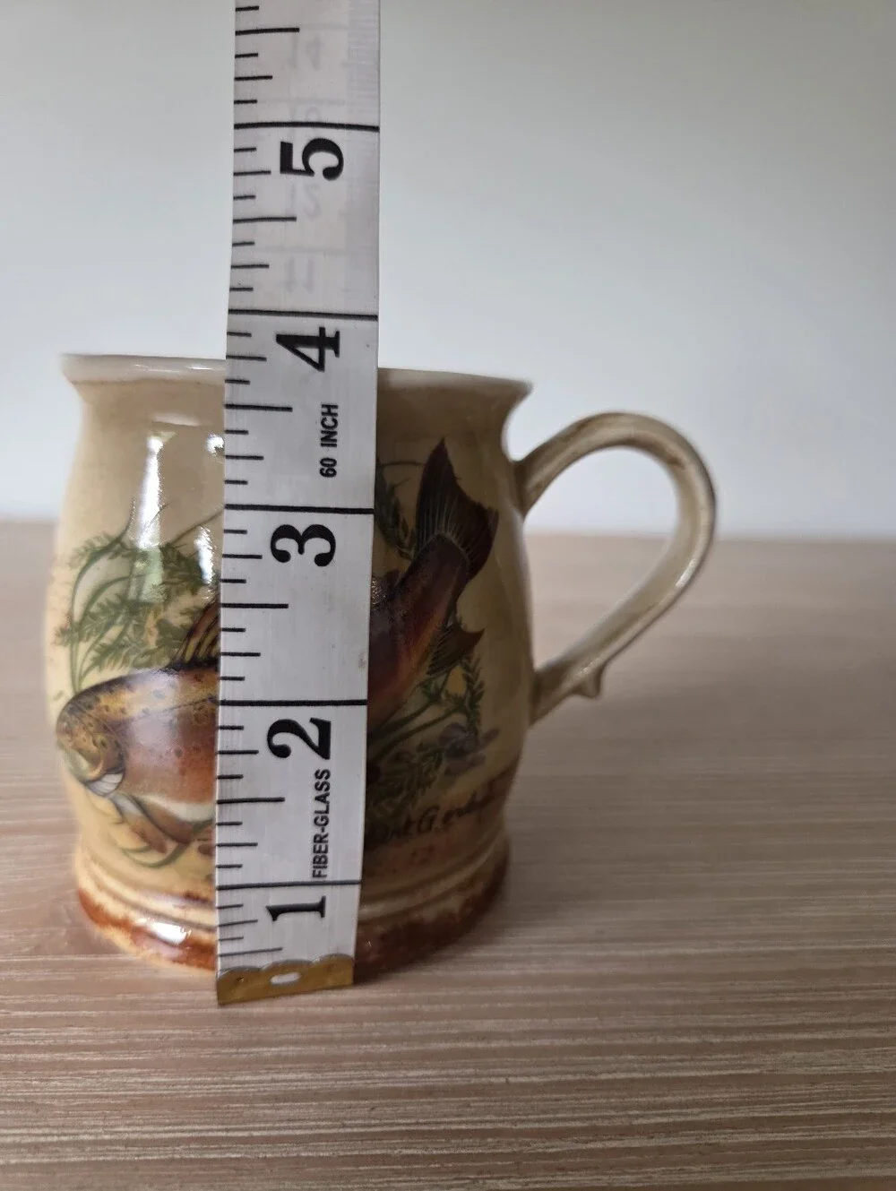 Robert Gordon Australia Brown Trout Mug Freshwater Fish Stoneware Coffee Cup